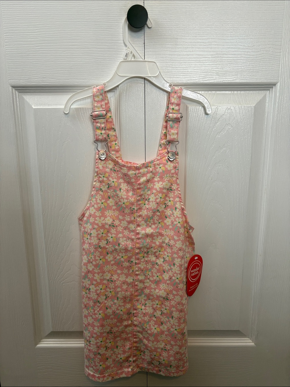 Girls Overall Floral Dress